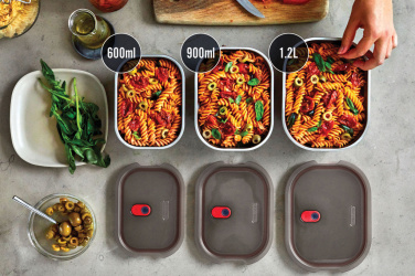 Logo trade promotional item photo of: Black+Blum Mealprep Box 3pcs Set Small, Medium, Large